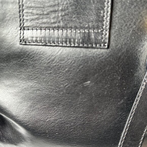 NEW Black Genuine Leather Shoulder Bag - Picture 10 of 12